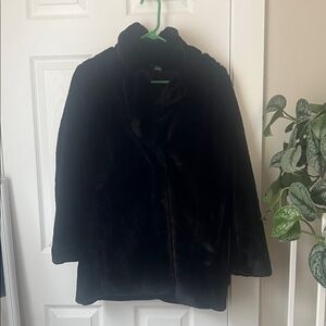 H&M Black Teddy Jacket
